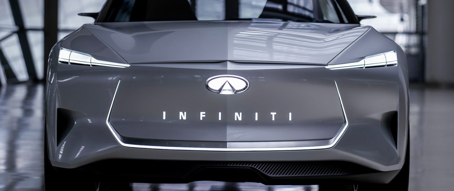INFINITI's 30th Anniversary | Future of INFINITI | Qs Inspiration Concept Vehicle Front View | INFINITI USA