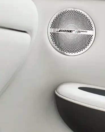 Close up of the 2024 INFINITI QX50's Bose speakers