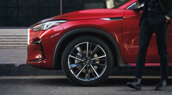 Exterior side profile of QX55 | Buy an INFINITI QX55 online