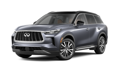 2024 INFINITI QX60 CROSSOVER COUPE in 2-Tone Moonbow Blue / Black Obsidian